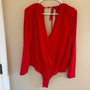 NWT!!! BCBGeneration Red Bodysuit